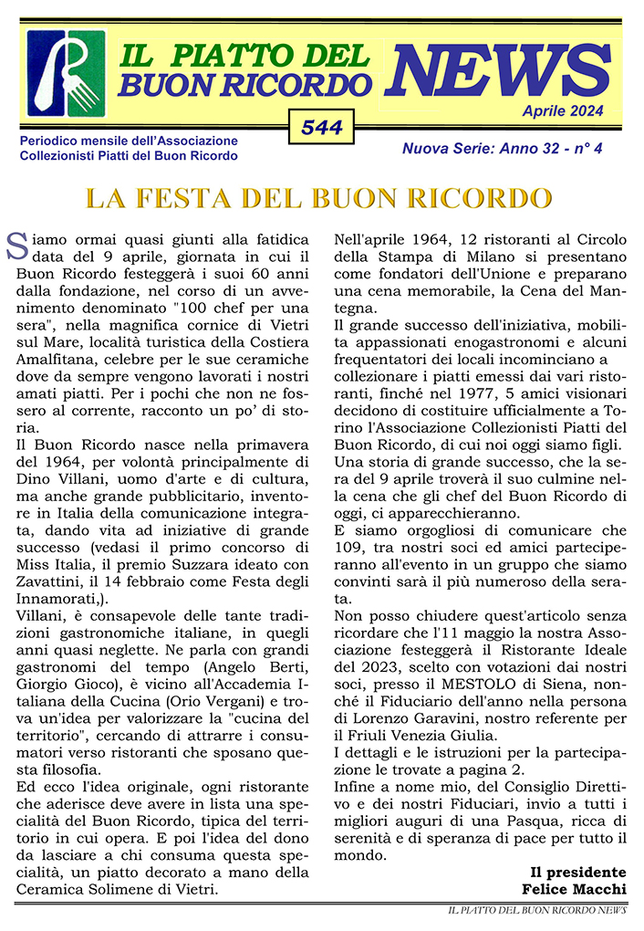 News aprile 2024